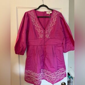 Anna Cate pink Fleur Dress. New with tags, never worn.